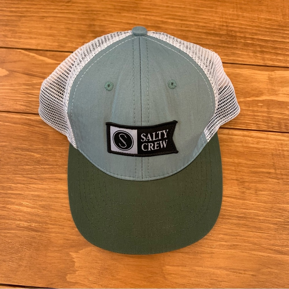 Salty Crew Blue and Green SnapBack Hat